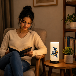 Divine Glow Krishna LED Table Lamp Spiritual <b>Night</b> <b>Light</b> Home Temple Bedroom Meditation Decor <b>USB</b> Powered Gift 9.5 Inch Acrylic - Product Image 4