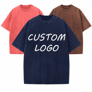 เสื้อยืดโอเวอร์ไซส์ผู้ชาย คอตตอน 100% แขนสั้น คอกลม สไตล์ลำลอง สตรีทแวร์ ระบายอากาศได้ดี กันยับ พิมพ์ลายด้านหน้า รับสกรีนโลโก้ - Product Image 3