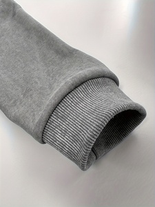 Sudadera con Capucha Oversize de Algodón Premium con Lavado Ácido Desgastado, Estilo Vintage Urbano para Hombre, con Logotipo Personalizado, Casual - Product Image 2