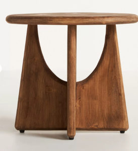 Handcrafted Oval Top <b>Side</b> <b>Table</b> Wooden Accent Furniture for Living Room Bedroom Sofa Area Office and Decorative Interior Use - Product Image 1