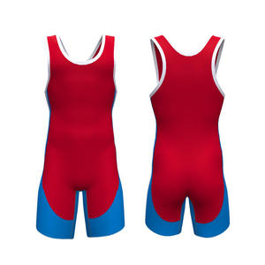 Singlet de Lucha Unisex Verde Súper Suave con Estampado por Sublimación, Ropa Deportiva para Adultos, Spandex Teñido Liso de 180g - Product Image 2