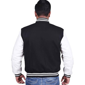 New Arrival High Quality <b>Men</b> Winter Varsity <b>Jackets</b> Lightweight Waterproof Breathable Eco Friendly Customizable Front Logo - Product Image 2