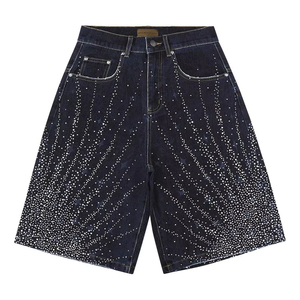 กางเกงยีนส์ขาสั้นแบรนด์ส่วนตัว ผ้าสั่งทำพิเศษ ปรับความยาว สี ลวดลายการซัก ตะเข็บ กระเป๋า โลโก้ ผลิตจากโรงงาน คุณภาพดี - Product Image 1