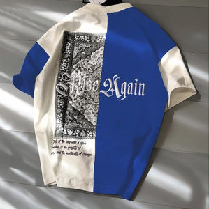 Men's Quick Drying Summer Sports Short Sleeved Custom Design Fashion Oversized Cool Knitted Eco-Friendly Anti-Pilling <b>Tshirt</b> - Product Image 6