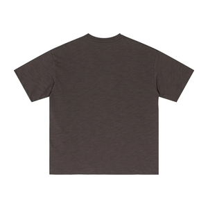 Wholesale Casual Loose Simple Blank Custom Silk Screen Printed Acid Wash Boxy Design 100% Cotton High Quality Men's Front - Product Image 6