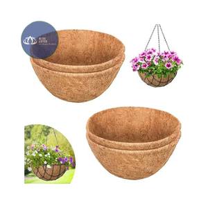 Panier suspendu de haute qualité en PE vert effet toucher réel, respirant, capacité 1 kg, support pour plantes - Product Image 5