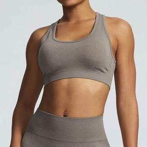 Sujetador Deportivo de Secado Rápido con Protección Frontal, Top Deportivo con Espalda Descubierta, Sujetador de Yoga Suave para Correr, Gimnasio, Transpirable - Product Image 3