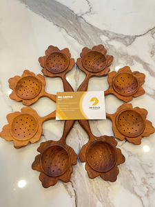 ช้อนไม้ธรรมชาติ-ช้อนกาแฟแกะสลัก-ช้อนไม้สำหรับงานปาร์ตี้ขนาด 30 มล. เป็นมิตรกับสิ่งแวดล้อม 99GD - CARYLN - Product Image 4