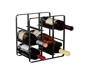 Estante para Botellas de Vino de Metal Dorado Moderno, Independiente, para 5 Botellas, Soporte para Botellas de Vino de Sobremesa, para Gabinete, Alacena, Almacenamiento de Botellas de Vino - Product Image 6
