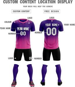 Uniforme de Fútbol de Último Diseño 100% Poliéster, Nuevo Estilo, para Adultos, Calidad Premium Profesional, Color Personalizado, Secado Rápido, Sin Mangas - Product Image 2