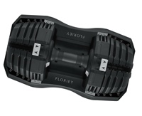 Mancuerna ajustable recubierta de 55lb, 25kg, equipo deportivo de entrenamiento, venta al por mayor