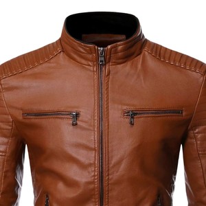 Veste en cuir gaufré croco personnalisée, veste de motard en cuir véritable, vêtements d'extérieur pour hommes, veste de motard tendance, fournisseur d'usine OEM - Product Image 4