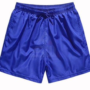 Shorts de bain décontractés pour hommes, coupe mi-haute, coupe-vent, imperméables, respirants, couleur unie, à cordon de serrage, séchage rapide, pour la plage et le surf - Product Image 3