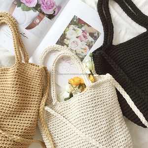 Sustainable Handwoven Crochet Zipper <b>Round</b> Handmade <b>Sling</b> Bag for Girls High Quality Crochet Bag Knitted Indian Supplier - Product Image 2