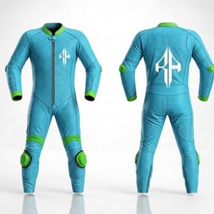 ชุดหนังมอเตอร์ไซค์ผู้ชาย ดีไซน์คุณภาพพรีเมียม สไตล์ล่าสุด ชุดแข่งหนังแท้สำหรับฤดูหนาว รับสั่งตัดตามแบบ - Product Image 1