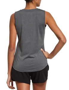 Camiseta Deportiva sin Mangas con Logotipo Personalizado, Transpirable, Holgada, de Secado Rápido, con Espalda en I, para Mujer, para Gimnasio y Yoga - Product Image 4