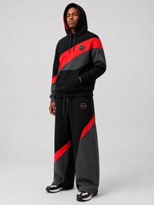 Athletic Men Tracksuit Set Lightweight <b>Zip</b> <b>Up</b> <b>Jacket</b> with Matching Jogger Pants Training Fitness Running Sportswear Suit - Product Image 2