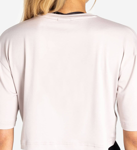 เสื้อยืดครอปแขนสั้นคอกลมทรงปกติ สีพื้น ผ้าฝ้ายเจอร์ซีย์ 100% ใส่ได้ทุกฤดู เป็นมิตรต่อสิ่งแวดล้อมสำหรับผู้หญิง - Product Image 5