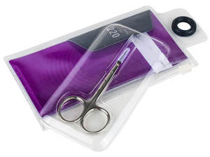 Ciseaux à cuticules à lame courbée, ciseaux de précision en acier inoxydable pour le soin des ongles, ciseaux pour manucure et pédicure avec emballage en boîte - Product Image 3