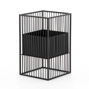 Pot de fleurs nordique en acier doré pas cher, support d'intérieur en fonte, jardinière en métal en gros - Product Image 4