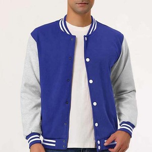 Men's College Style Varsity <b>Jacket</b> Stand Collar Letter Pattern Embroidered Stitching Loose Fit High Street Design for <b>Winter</b> - Product Image 4