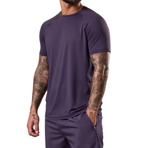 Venta Directa de Fábrica 2026, Ropa Deportiva de Manga Corta, Talla Grande, Ligera, Transpirable, Ecológica, 100% Algodón, para Gimnasio y Entrenamiento - Product Image 1