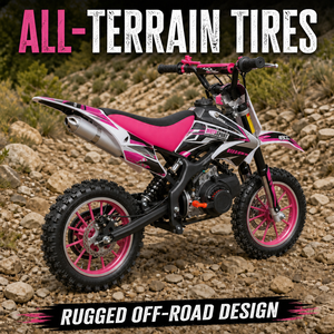 Motos de Cross de Gasolina <span class=keywords><strong>Baratas</strong></span> y de Buena Calidad, Color Rosa, <span class=keywords><strong>49cc</strong></span>, Buena Absorción de Impactos, Almacén en EE. UU., Mini Motocicleta Todoterreno para Niños - Product Image 6