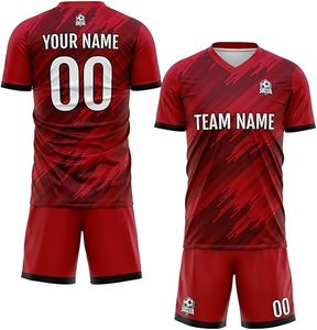 Uniforme de Fútbol de Último Diseño 100% Poliéster, Nuevo Estilo, Uniforme Profesional para Adultos, Calidad Premium, Color Personalizado, Logotipo Personalizado - Product Image 1