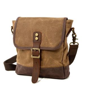 Sac bandoulière messager vintage en toile noire, imperméable et léger, pour homme, grande taille, compatible ordinateur portable - Product Image 2