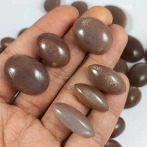 Natural Moonstone Smooth Cabochon Loose Gemstone Polished Moonstone Gemstone Wholesaler Price Healing - Product Image 4