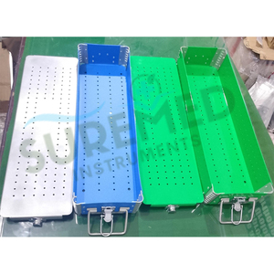 Aluminum Surgical Tray Sterilization <b>Box</b> Surgical Instrument Sterilization Container Aluminum Surgical Tray Sterilization <b>Box</b> - Product Image 5