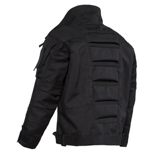 Veste tactique noire unisexe à manches longues, imperméable, en toile, pour la chasse en hiver, imprimée, pour adultes - Product Image 2
