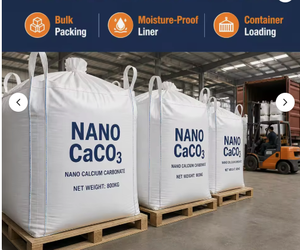 CACO3 NANO Calcium Carbonate Powder Price Coating Grade Food Grade White Limestone Powder Fast Delivery REAL MANUFACTURE - Product Image 1
