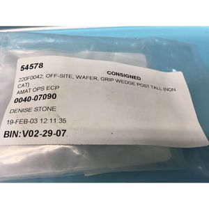 AMAT 0040-07090 WAFER GRIP WEDGE POST TALL, SRD - Equipo y piezas de semiconductores de confianza de la marca global Trusted Global Legacy - Product Image 1