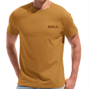 เสื้อยืดผู้ชายเท่ห์ ผ้าคอตตอนถัก 100% สวมใส่สบาย ระบายอากาศได้ดี เหมาะสำหรับใส่ทุกวัน ชุดฤดูร้อน สไตล์โมเดิร์นสตรีท - Product Image 1