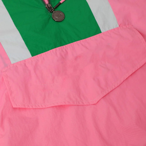 High Quality Nylon Windbreaker Jacket Waterproof Breathable Zipper Closure Plus Size Lightweight Color <b>Block</b> Anorak Wholesale - Product Image 4