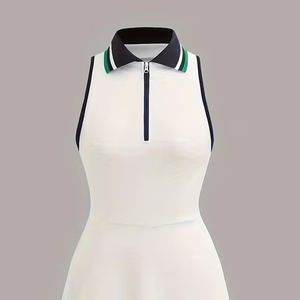 Vestido Polo de Tenis para Mujer en Color Sólido, Falda Deportiva Casual para Golf y Gimnasio, Ropa Deportiva con Estilo Único y la Mejor Calidad - Product Image 3
