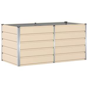 Fioriera in Acciaio Avorio 160 x 80 x 75 cm per Vasi e Fioriere - Product Image 2