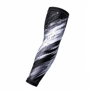 Mangas de compresión para hombre, personalizadas, deportivas, para correr, ciclismo, fitness, entrenamiento, transpirables, elásticas, de soporte y protección. - Product Image 5