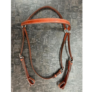 Brida australiana de alta calidad Full Gran cuero de vaca argentino pesado grueso 5mm hebillas de acero inoxidable Riendas de montar - Product Image 1