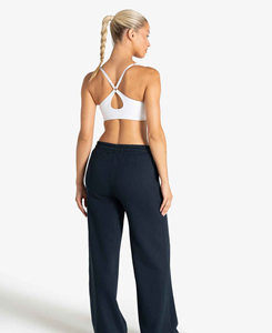 Pantalon de survêtement personnalisé en gros pour femme, doublé polaire, chaud pour l'hiver, coupe large, ample, style jogger - Product Image 3