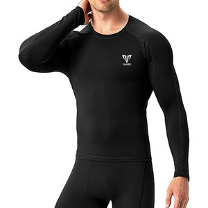 Chemises de compression tricotées de haute qualité avec tissu respirant, écologiques et légères pour les séances d'entraînement, de course et de sport - Product Image 2