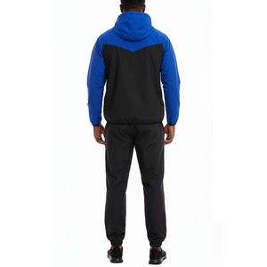 Custom Logo Solid Elastic Waist Polyester Sweat Suits Workout Long Sleeve Sports Wear Boxing Running Sauna <b>Home</b> Gym Fitness - Product Image 4