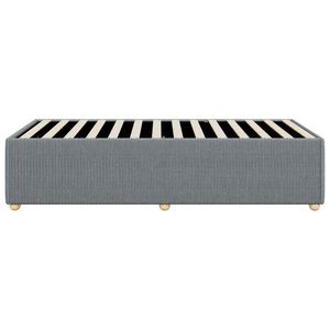 โครงเตียงขนาด Twin XL สีเทาอ่อน หุ้มด้วยโพลีเอสเตอร์ ไม้อัด และไม้เอ็นจิเนียร์ สะดวกสบายและมีสไตล์ - Product Image 5