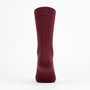 Chaussettes de sport marron avec logo blanc sur le revers, respirantes, tricotées, pour le basketball, adultes - Product Image 2