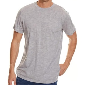 Camisetas de lana merino para hombre, 100% lana merino, de secado rápido, para verano, de manga corta, con protección solar, transpirables. - Product Image 5