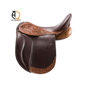 Silla de Montar Inglesa de Cuero Personalizada OEM para Salto, Fabricante y Exportador de Sillas de Montar para Salto Ecuestre - Product Image 6