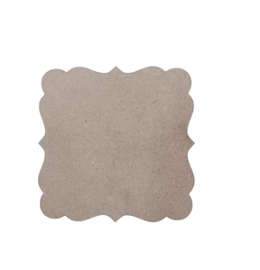 Posavasos y alfombrillas decorativas de MDF en blanco, posavasos de corcho MDF personalizados DIY, posavasos de MDF protectoras impresas en marrón - Product Image 1