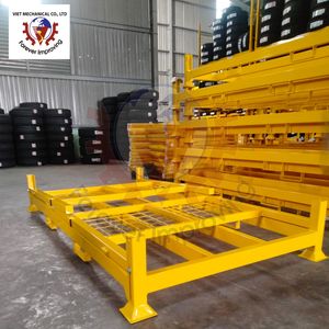 Cages en treillis métallique en acier inoxydable, boîte à palette pliable, protection contre la corrosion, multi-niveaux, taille personnalisée, cage en treillis métallique industrielle - Product Image 1