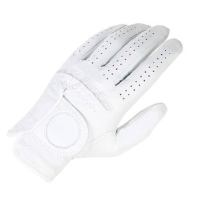 Guante de golf prémium suave para hombre, para la mano izquierda, talla pequeña Cadet, con cuero perlado transpirable, guante deportivo transpirable - Product Image 3